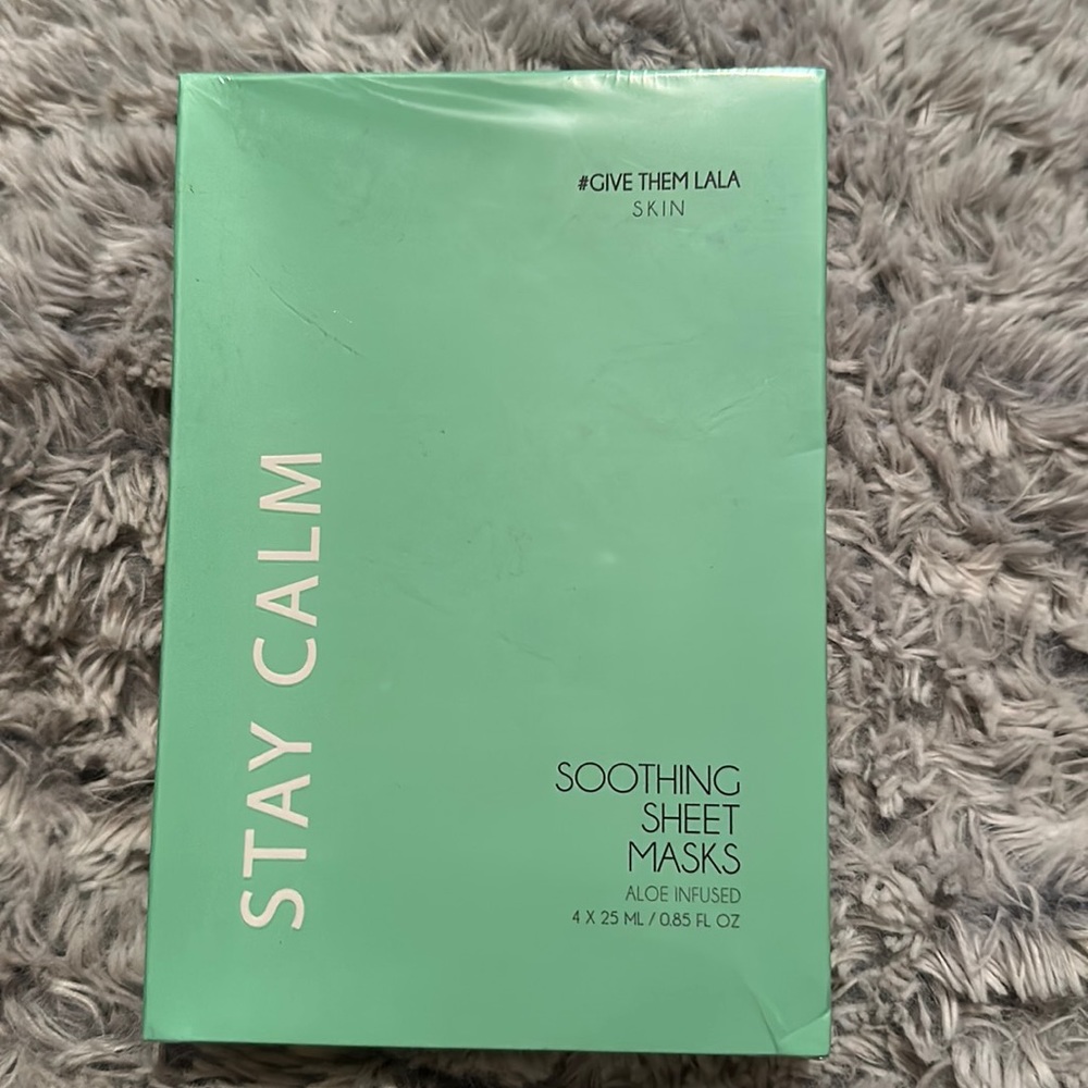STAY CALM soothing sheet masks